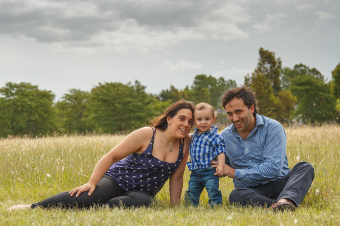 foto familiar al aire libre
