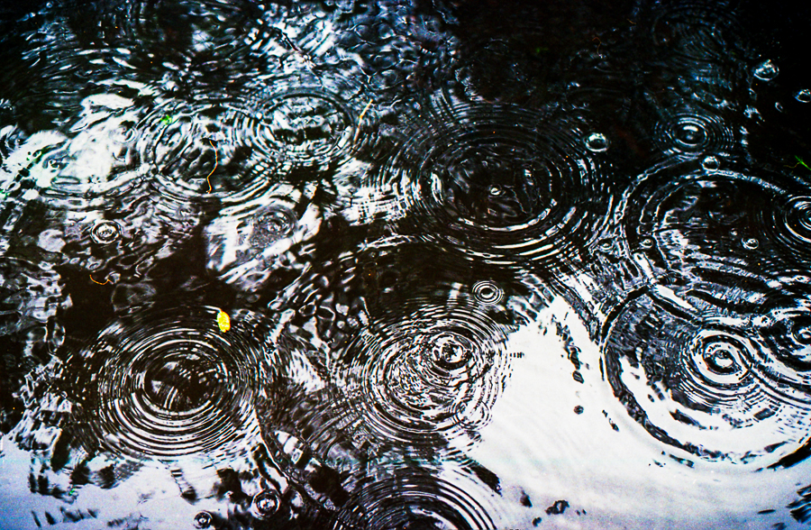 lluvia en La Plata en 35mm